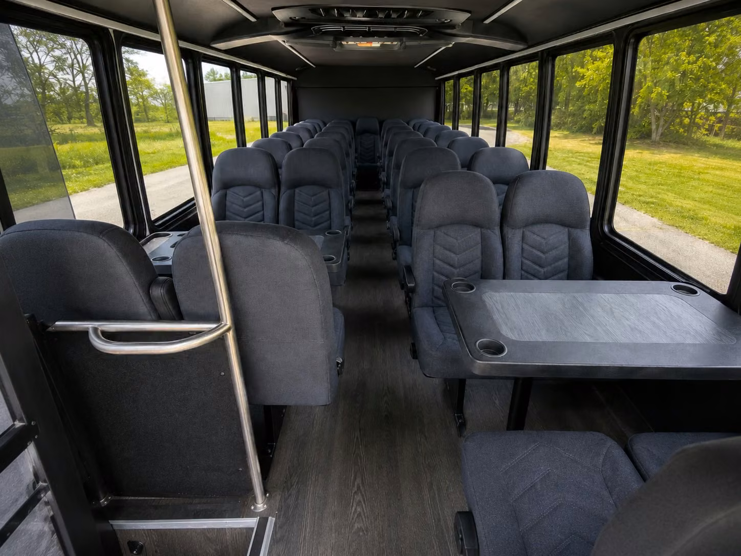 15 passenger minibus inside