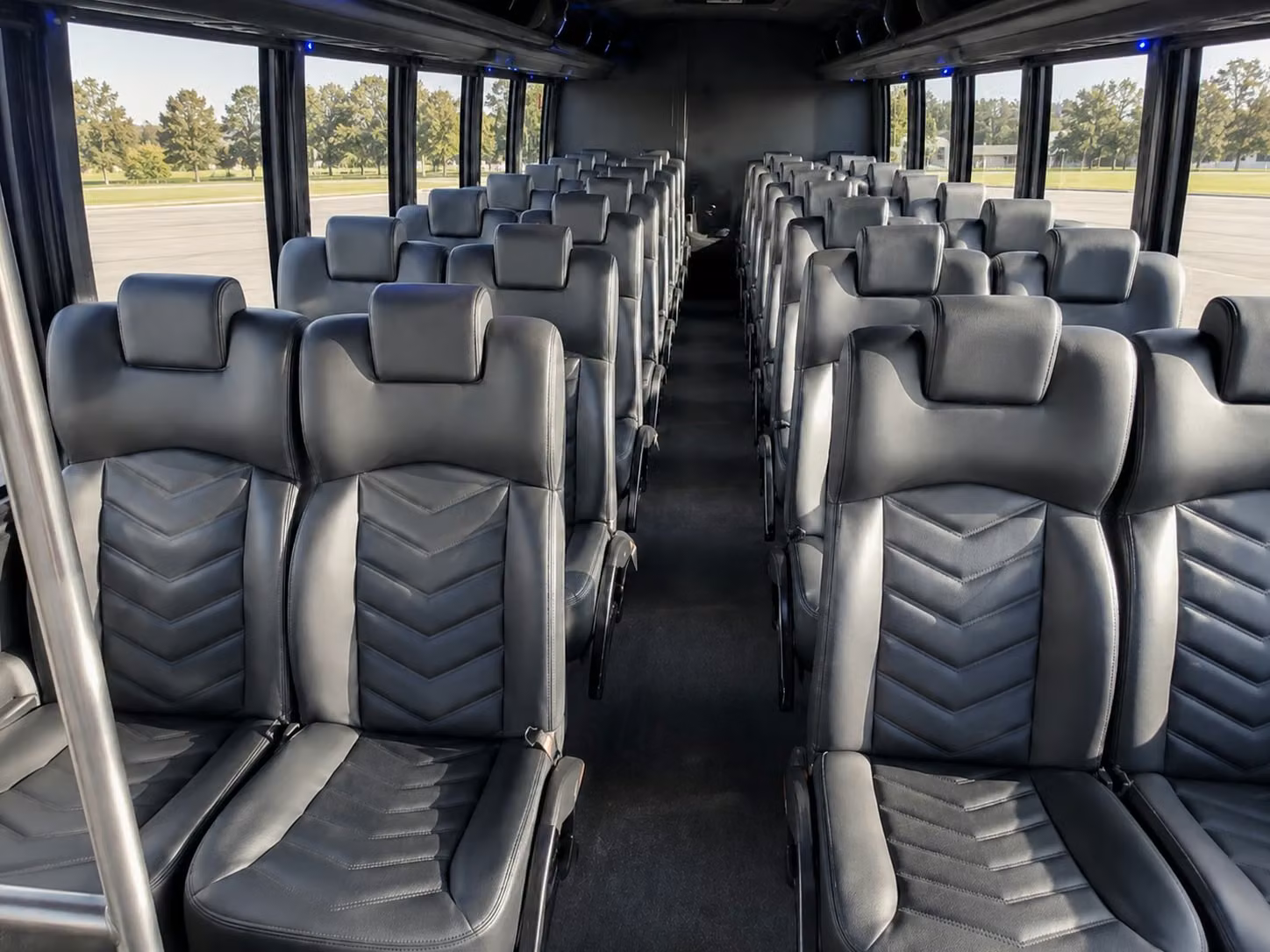 18 passenger minibus inside