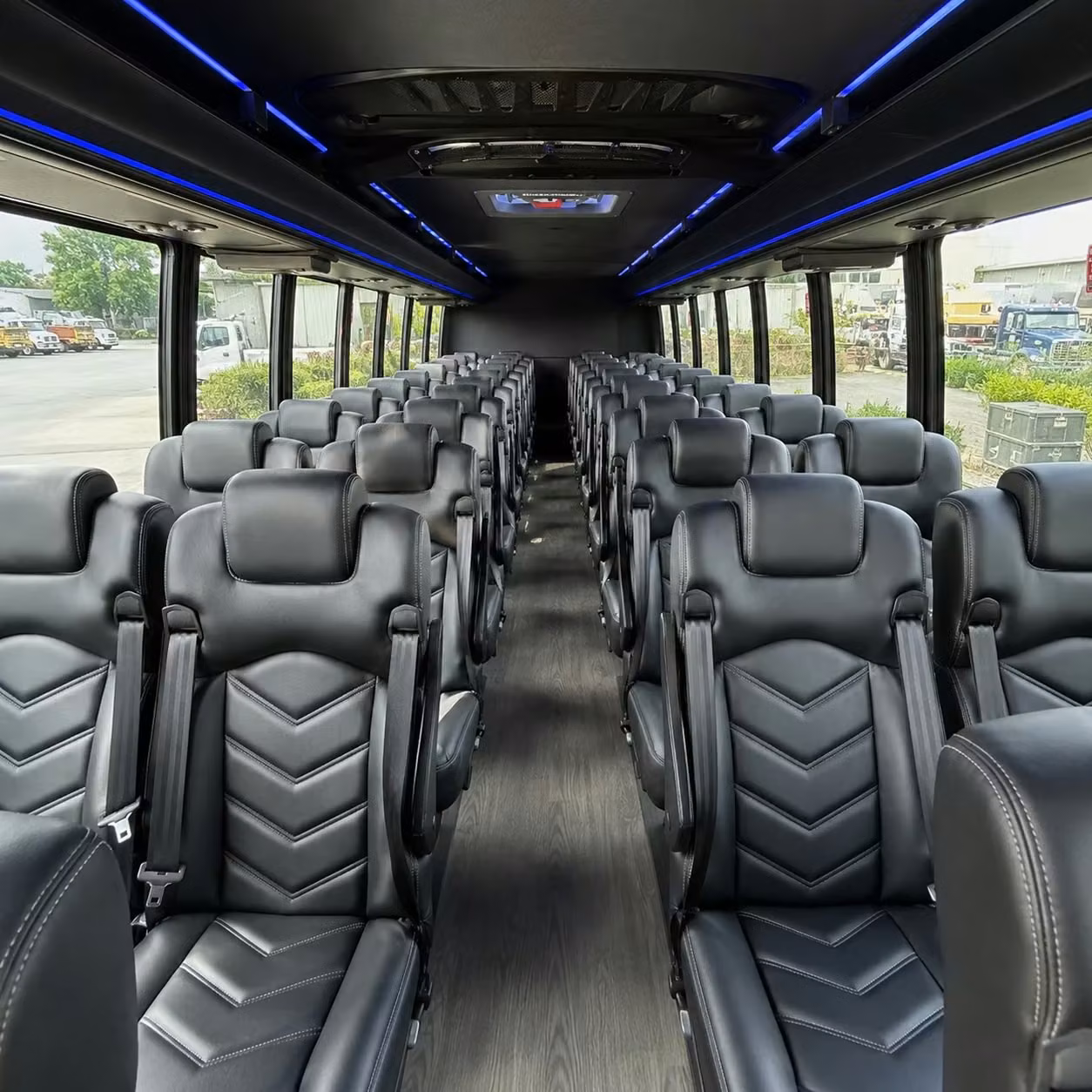 35 passenger minibus inside