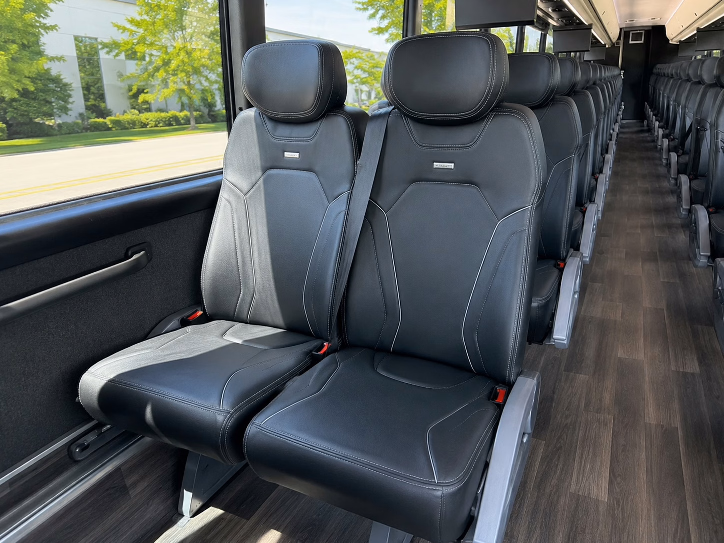bridal party transportation that starts the celebration before you arrive