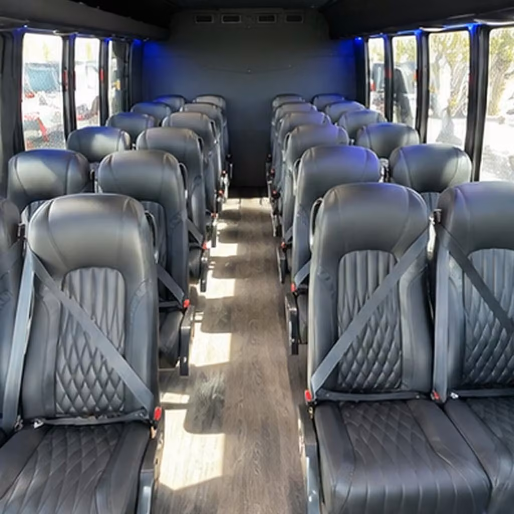 pasadena 28 passenger minibus rental